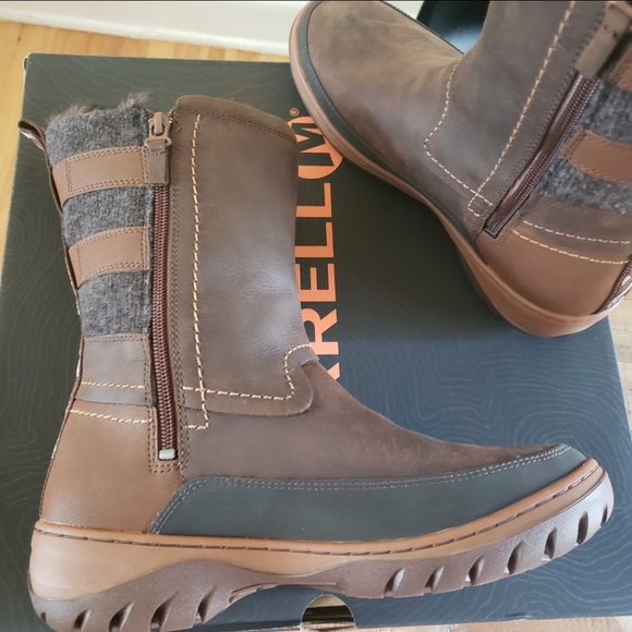 Merrell NIB Sylvia Waterproof Faux Fur Lined Boot - size 8 - Picture 5 of 10